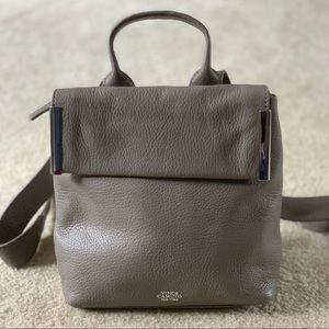 Gray mini backpack